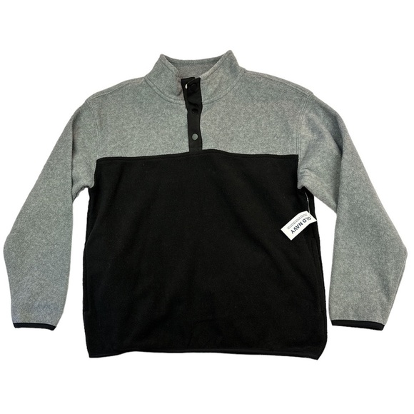Old Navy Other - Old Navy Fleece/Felt Polyester Popover Jacket NWT L (10-12)